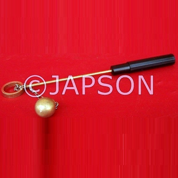 Ball and Ring apparatus, Brass Ball and Ring apparatus, Brass